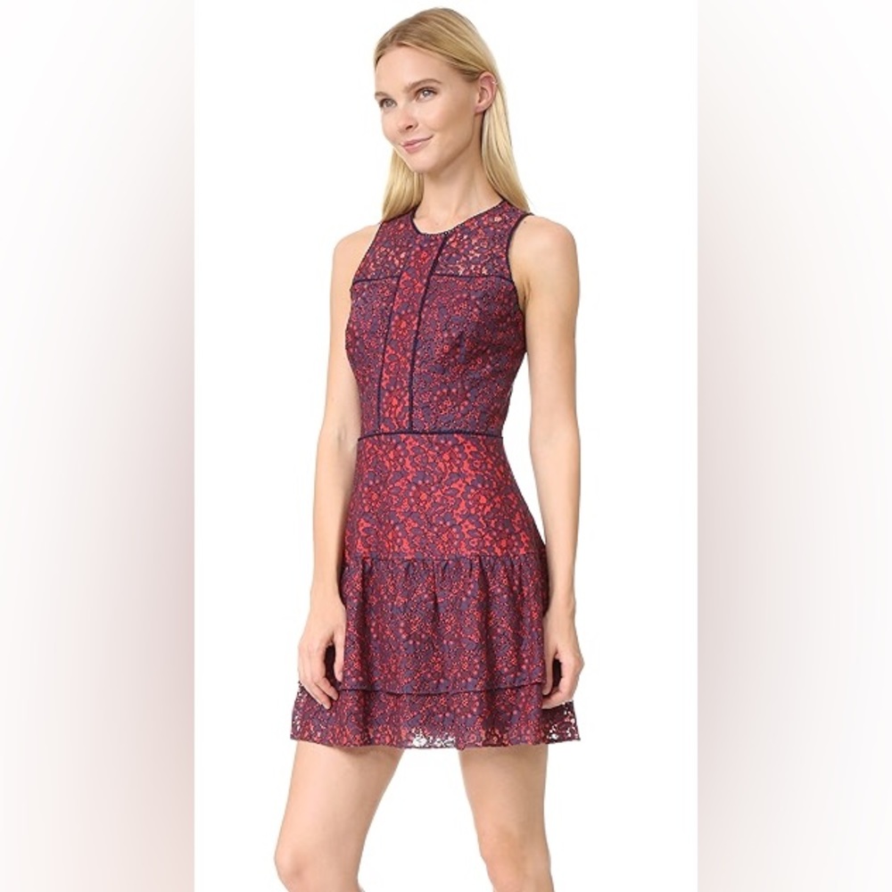 Parker Lace Floral Dress XS holiday